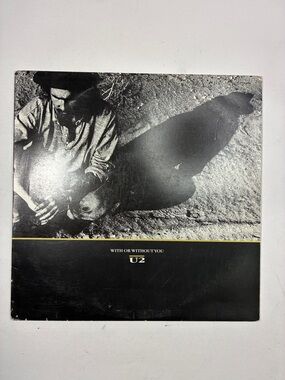 U2 'With or Without You' Vinyl Single - Black/Gray Sleeve